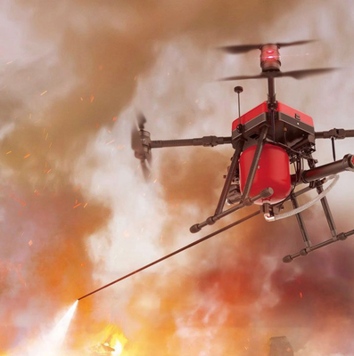 Firefighting Drone  for High-Rise Fires Flight Height 4500m,Max Payload:50Kg,Range:80Km