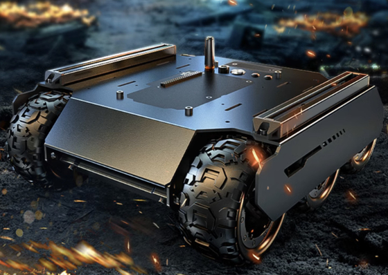 Ground Drone  All Terrain Crawler Tracked Robot Chassis Platform