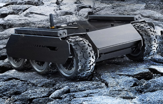 Ground Drone  All Terrain Crawler Tracked Robot Chassis Platform