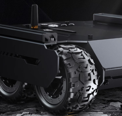 Ground Drone  All Terrain Crawler Tracked Robot Chassis Platform