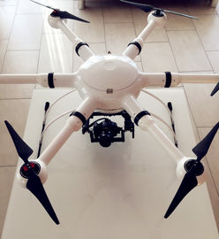 GPS Google que traza el marco puro de la fibra de carbono de Hexacopter de la navegación de múltiples puntos