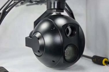 cámara dual y blanco del enfoque del sensor EO/IR óptico de 10* 20* 30* que cierran el sistema para la vigilancia del abejón