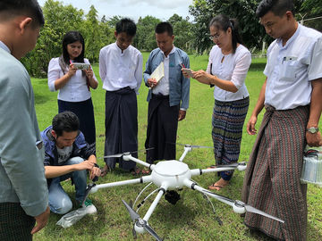 Carga útil aérea Hexacopter de los vehículos 5KG de Unmaned para las tareas de la entrega especial y de la inspección