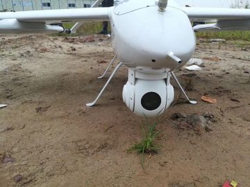 cámara dual y blanco del enfoque del sensor EO/IR óptico de 10* 20* 30* que cierran el sistema para la vigilancia del abejón