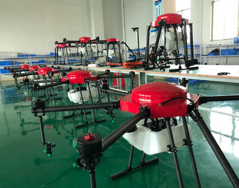 Abejón de rociadura agrícola de la evitación autónoma del obstáculo, carga útil del marco 15Kg de la fibra de carbono con 6 bocas de espray