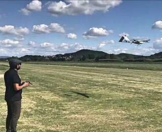 Nuevo radio VTOL los 2.5M trazado y vigilancia de Wingspan Battery-Power For del vuelo de la resistencia los 250Km del abejón 240Mins
