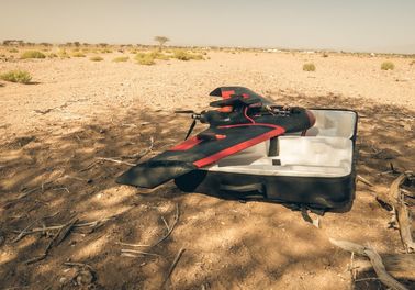 Nuevo plegamiento en el bolso trasero B-WING que traza la duración DE ALA FIJA del abejón los 80Km Distance.90MINS para trazar