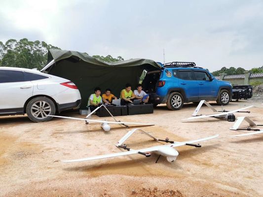 Nuevo VTOL plegable de GL con la cámara multiespectral para la agricultura de la precisión, examinar y el transporte material biomédico