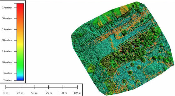 Drone táctico Lidar PPK Oblique 3D VTOL Drone 240Mins Resistencia 250Km Mapeo de alcance