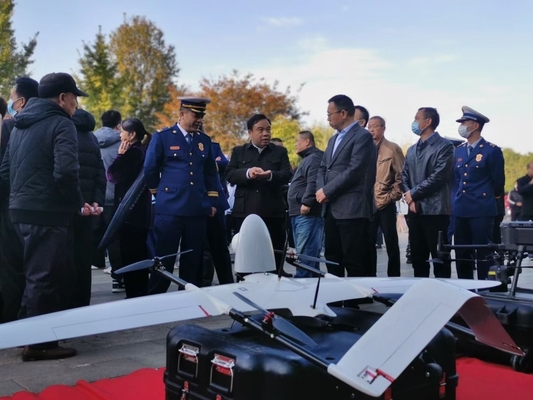 Nuevo VTOL plegable de GL con la cámara multiespectral para la agricultura de la precisión, examinar y el transporte material biomédico