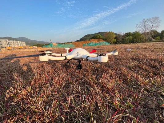 fibra de carbono llena del cuerpo de Hexacopter de la gama de los 90Km impermeable para la vigilancia y el rescate