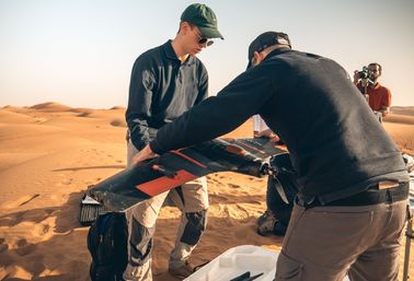 GL-BWING portátiles nuevo RTK/PPK que trazan el abejón con la envergadura de la catapulta 1400M M desmontable admiten el Detrás-bolso