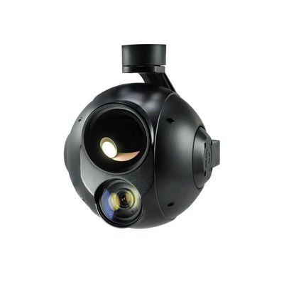 Cámara dual del enfoque del nuevo sensor EO/IR óptico 30* con la blanco que cierra el sistema